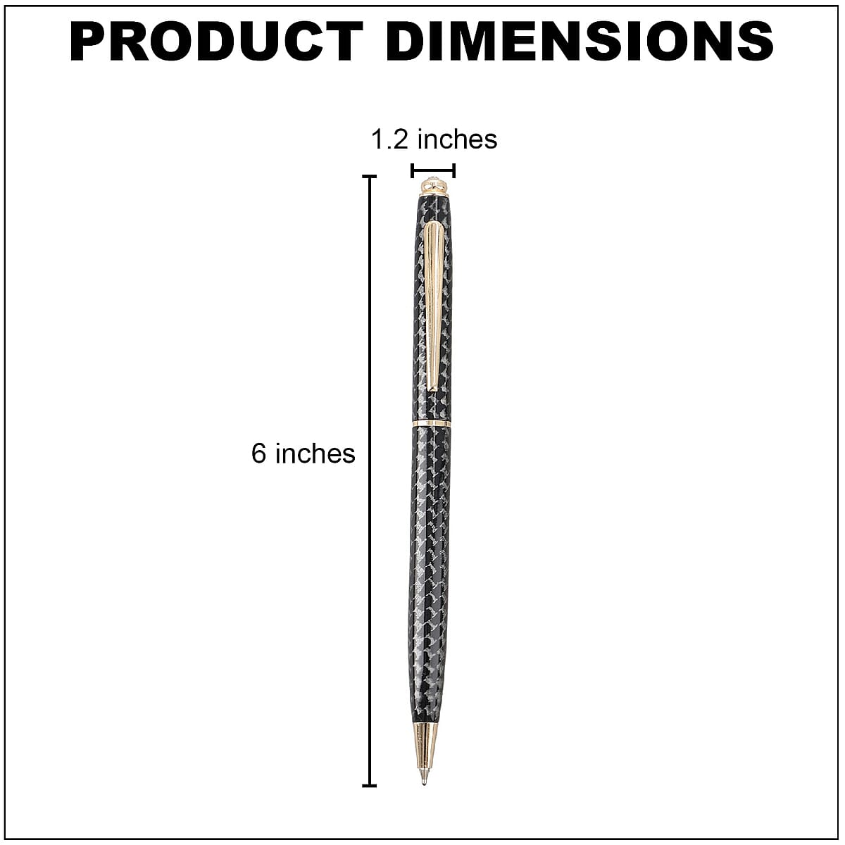 Ballpoint Pen Dimensions