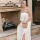 Eco Friendly Natural Reed, Mango Bead Handwoven Shoulder Bag with Cotton Lining and Handle image number 3