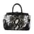 Black and Beige Snake Print Genuine Leather Convertible Tote Bag for Women | Purses | Satchel Purse | Shoulder Handbag | Designer Tote Handbag