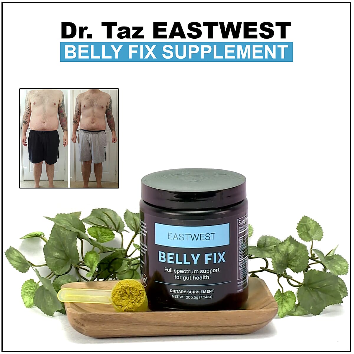 Buy Dr. Taz Eastwest Belly Fix Dietary Supplement 30 Day Supply at ShopLC.