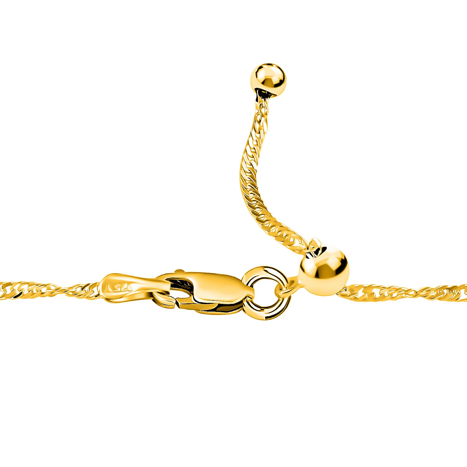 新作 Edition 14K Hecate Yellow Necklace Gold Special 2mm Singapore Pendant  Chain， FREE Microfiber Cloth， Diamond