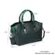 Passage Green Crocodile & Snakeskin Pattern Genuine Leather Tote Bag for Women| Satchel Purse| Shoulder Handbag image number 6