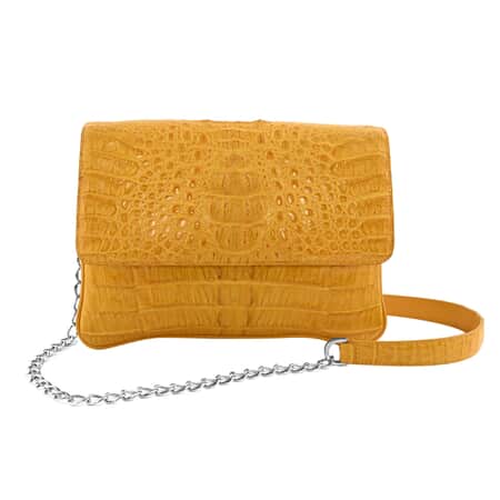 River Brand Closeout Organic Caiman Crocodile Shoulder Bag