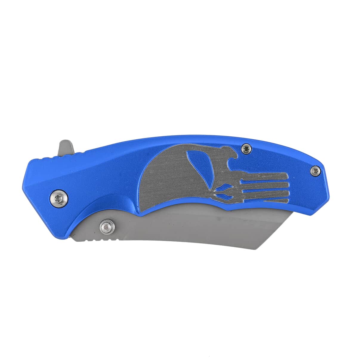 Buy Blue Skull Pocket Knife at ShopLC.