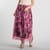 Jovie Light Purple Floral Printed Skirt for Women with Drawstring - One Size Fits Most | Long Skirt | Summer Skirts | Women Skirt