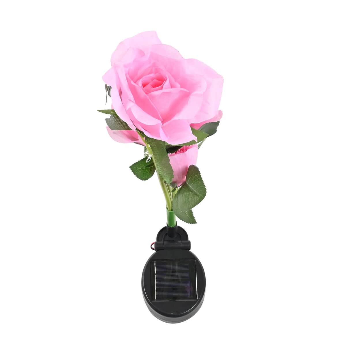 Buy Set of 2 Solar Rose Garden Light -Pink at ShopLC.