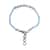 Karis Sky Blue Topaz Beaded Bracelet in Platinum Bond (6.50-8.00In) 13.50 ctw