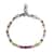 KARIS Multi Gemstone Beaded Bracelet in Platinum Bond (6.50-8.00In) 9.65 ctw