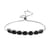 Thai Black Spinel Bolo Bracelet in Platinum Over Sterling Silver 4.50 ctw