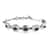 Bali Legacy Blue Star Sapphire (DF) Toggle Clasp Bracelet in Sterling Silver (7.50 In) 12.00 ctw