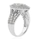 NY Closeout 10K White Gold I I2-I3 Diamond Marquise Shaped Ring (Size 7.0) 6.60 Grams 2.00 ctw image number 3