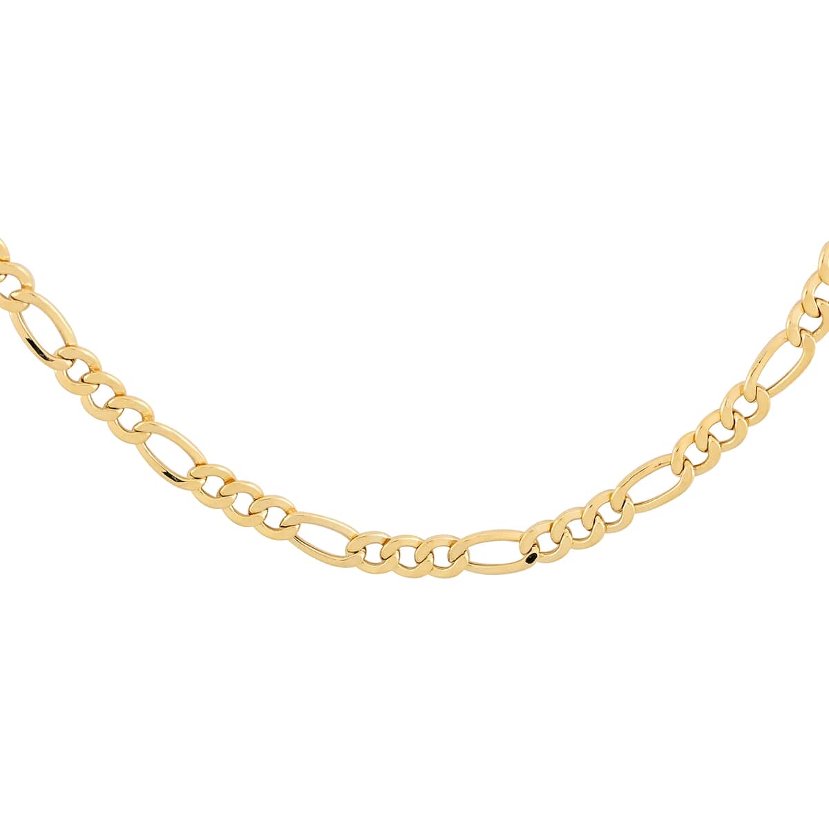 Vegas Closeout Deal 10K Yellow Gold 4mm Figaro Necklace 24 Inches 7.10 Grams image number 0