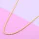10K Yellow Gold 2mm Rope Chain Necklace 18 Inches 5.9 Grams image number 1