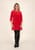 TAMSY Red Velour Tunic -L