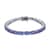 Color Change Fluorite Tennis Bracelet in Rhodium Over Sterling Silver (6.50 In) 23.15 ctw