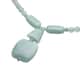 Green Aventurine Beaded Necklace 18-20 Inches in Silvertone 180.50 ctw image number 2