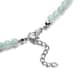 Green Aventurine Beaded Necklace 18-20 Inches in Silvertone 180.50 ctw image number 4