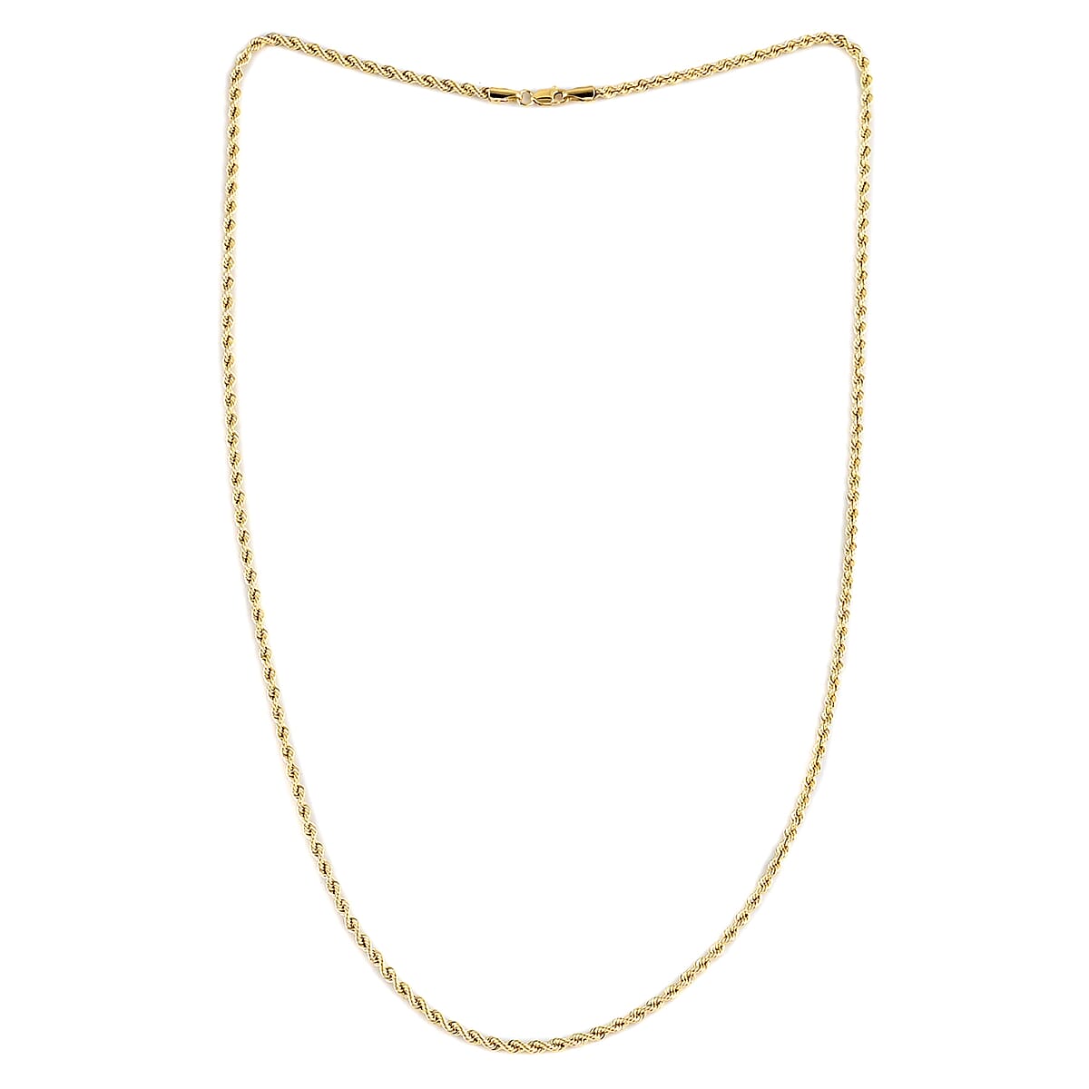 Buy 10K Yellow Gold 6mm Quint Rope Chain Necklace 24 Inches 15.20 Grams