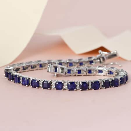 Pink Sapphire Tennis Bracelet 14kYG