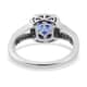 SUMMER DEALS RHAPSODY 950 Platinum AAAA Tanzanite and E-F VS Diamond Ring (Size 8.0) 5.35 Grams 2.15 ctw image number 4