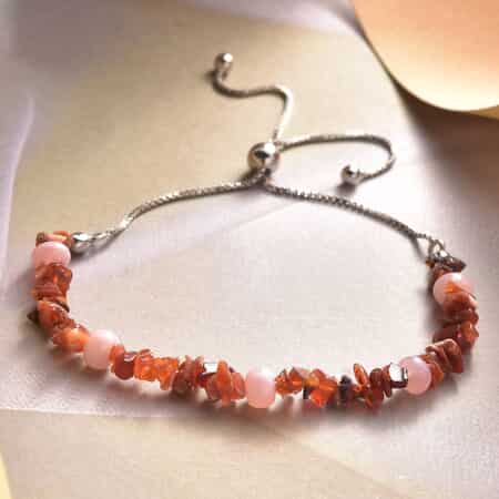 pink fire opal bracelet