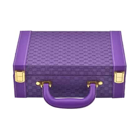 Faux Leather LV purple