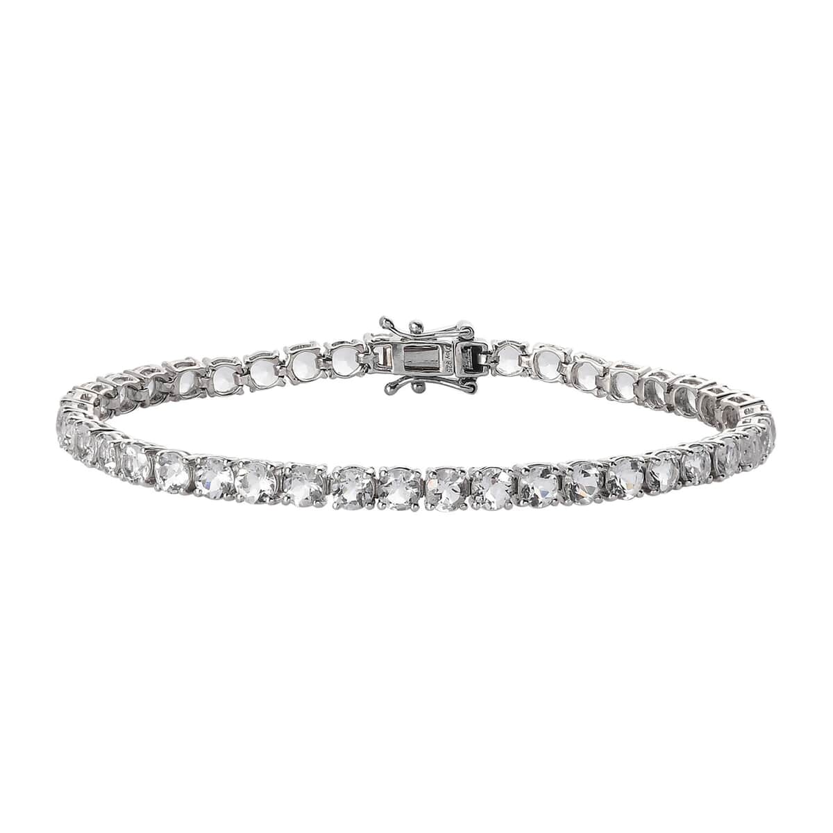 Buy Brazilian Petalite Tennis Bracelet in Platinum Over Sterling Silver ...