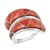 SANTA FE Style Plum Coral Wrap Ring in Sterling Silver (Size 6.0) 3.85 ctw