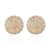 Simulated Diamond Earrings in ION Plated Yellow Gold Stainless Steel 2.10 ctw