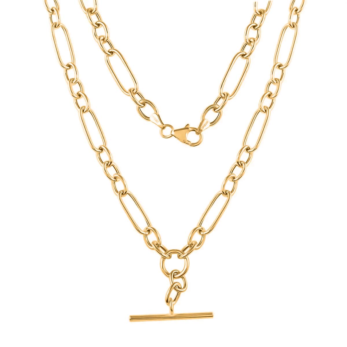 Buy Gold Gioia Italian 10k Yellow Gold Link Chain Necklace 