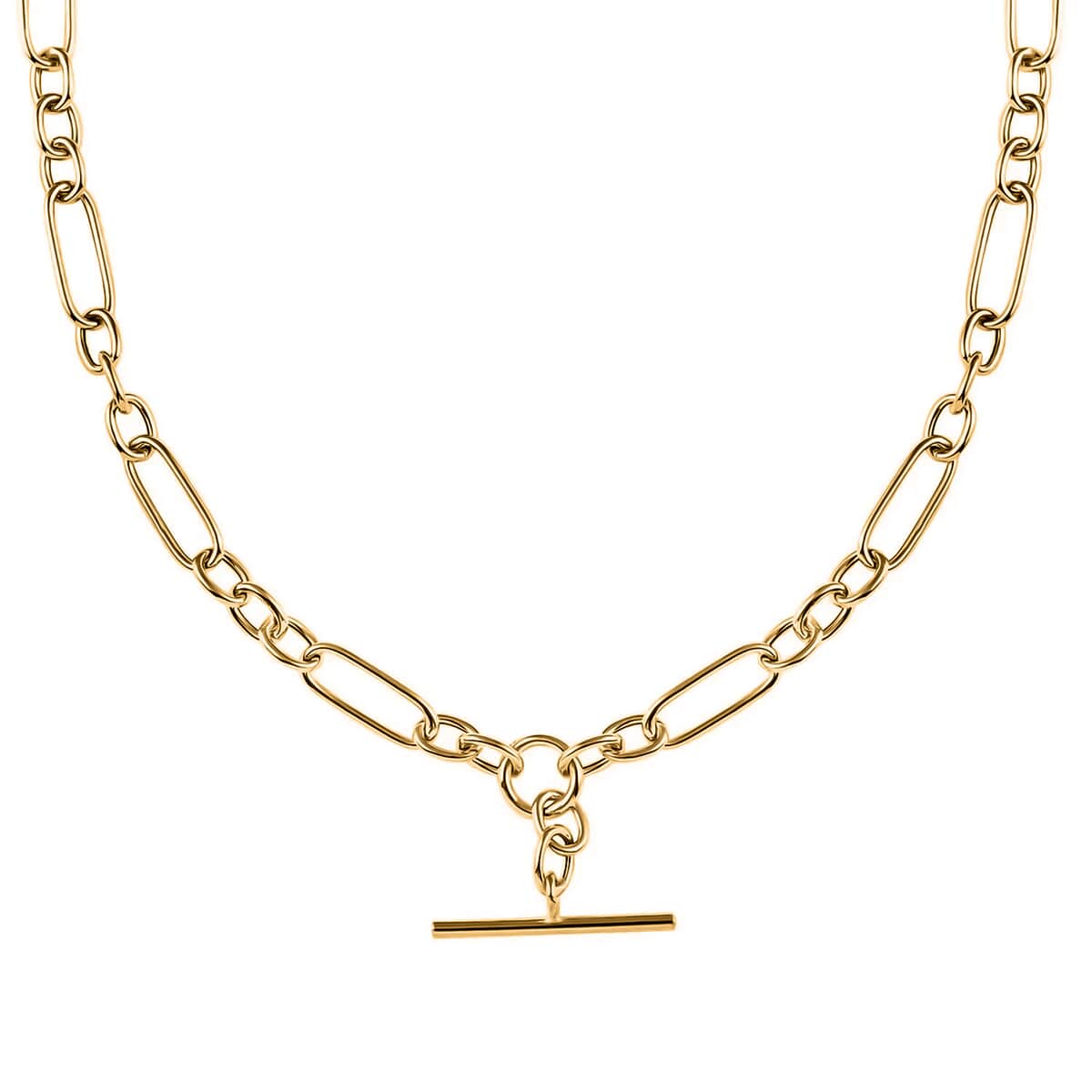 Buy Gold Gioia Italian 10K Yellow Gold Link Chain Necklace | Gold Link ...