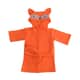 Orange Squirrel Pattern 100% Cotton Knitted Soft Hooded Toddler Baby Bath Towel | Cotton Bath Towel | Towel with Hood | Baby Towels | Bathroom Towels image number 0