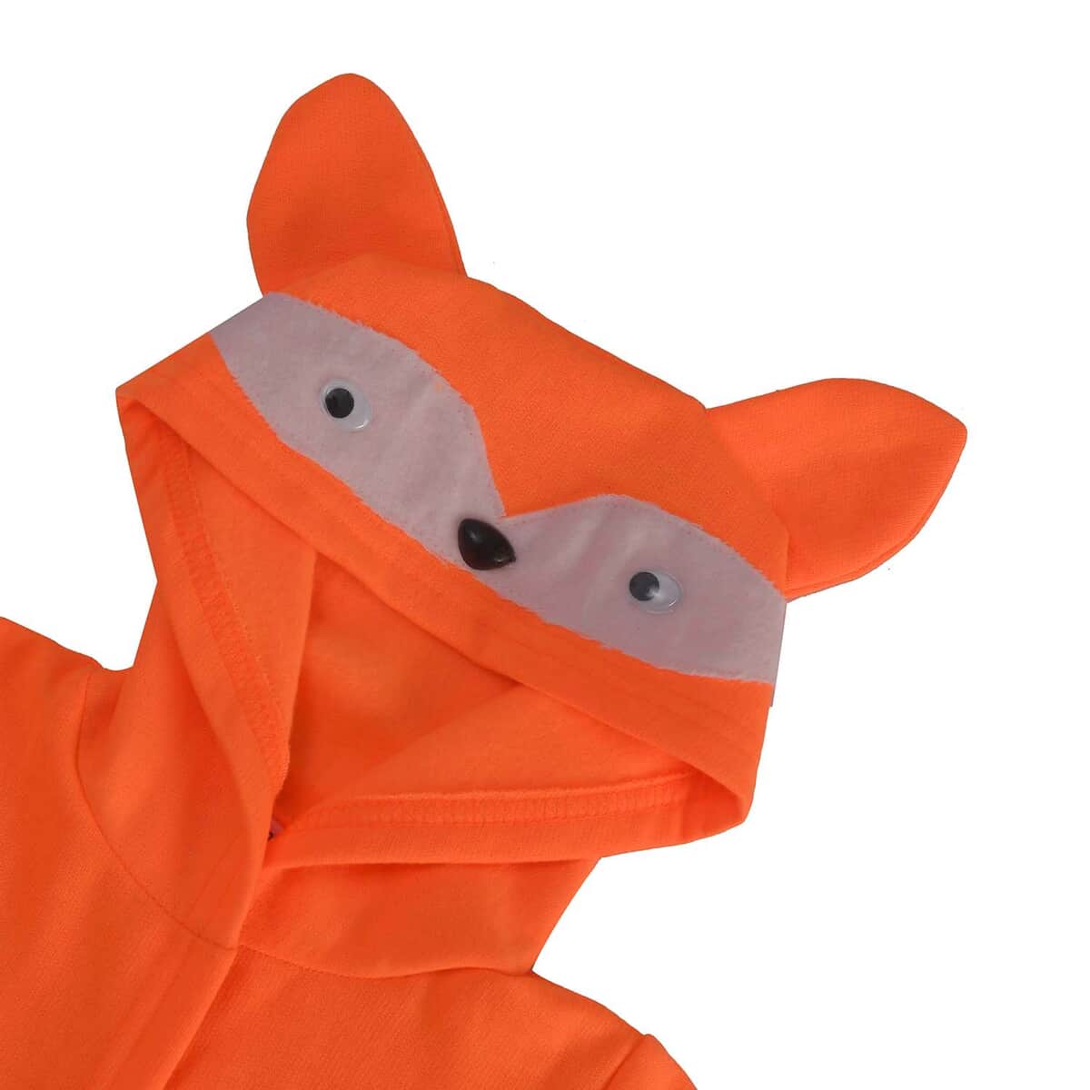 Orange Squirrel Pattern 100% Cotton Knitted Soft Hooded Toddler Baby Bath Towel | Cotton Bath Towel | Towel with Hood | Baby Towels | Bathroom Towels image number 6