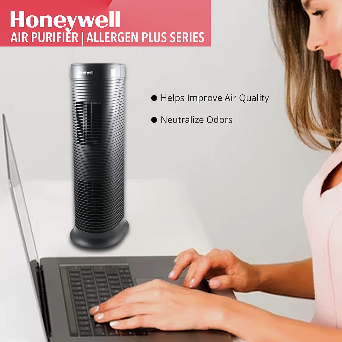 Buy Honeywell Allergen Plus Series Air Purifier with HEPA Filter at ShopLC.
