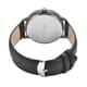 STRADA Japanese Movement Watch in Black Faux Leather Strap image number 5