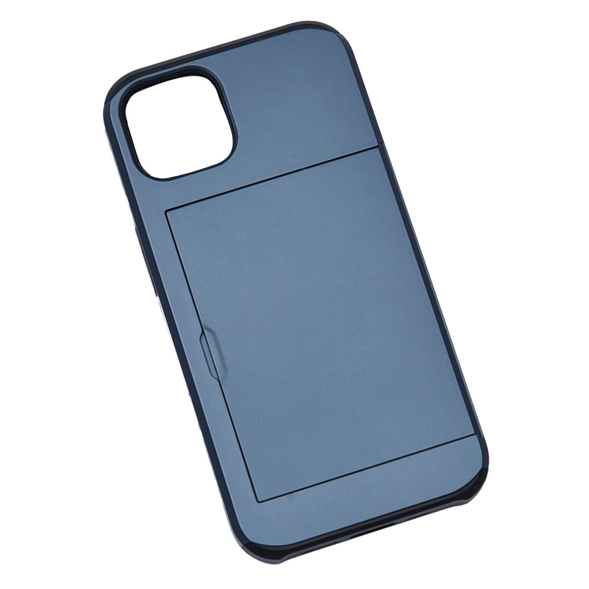 iPhone 13 Case with Sliding Card Slot- Dark Blue image number 0