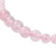 Galilea Rose Quartz Beaded Necklace 18 Inches in Stainless Steel 197.50 ctw image number 2