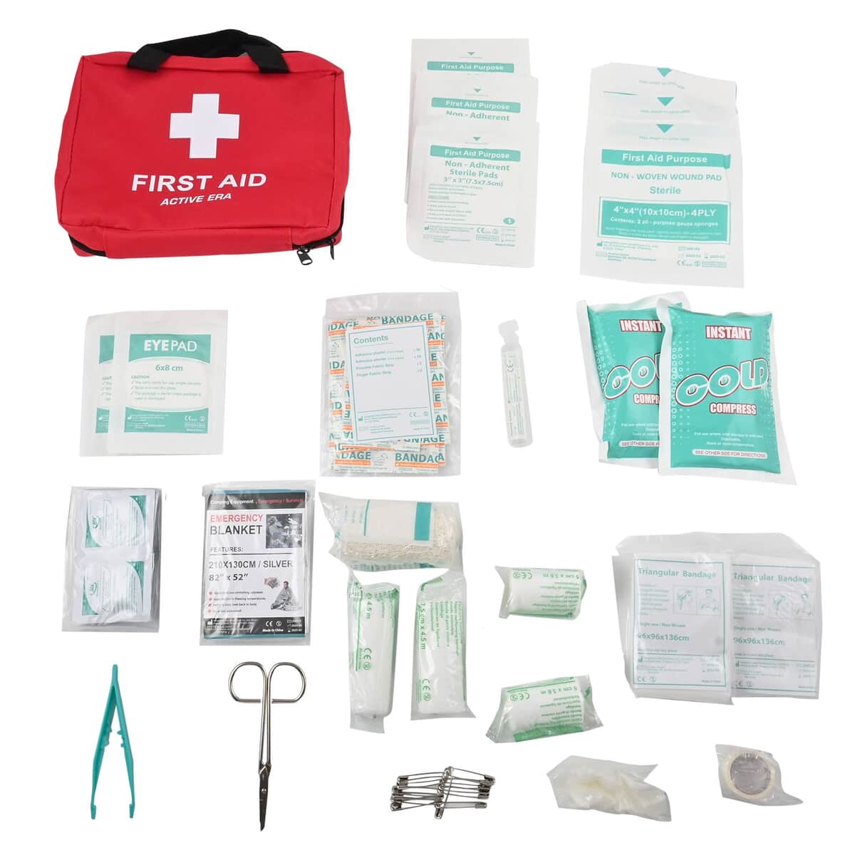 Buy Active Era Premium 90-Piece First Aid Kit Delivers in 14-20 ...