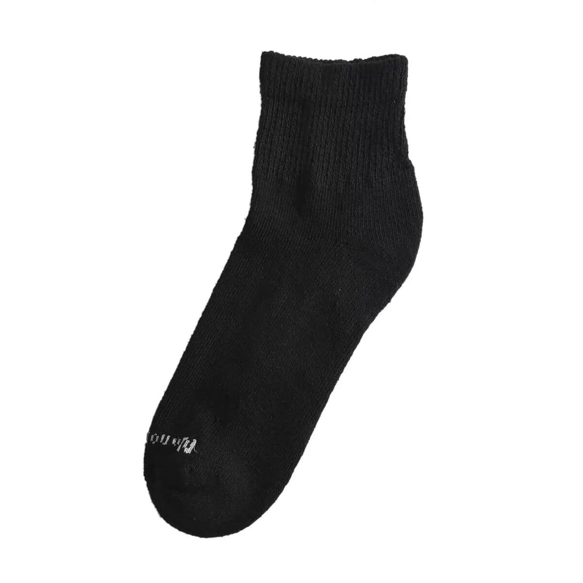 Buy No Nonsense Women's 12pck Cushioned Ankle Socks -Black (Sizes 4-10 ...