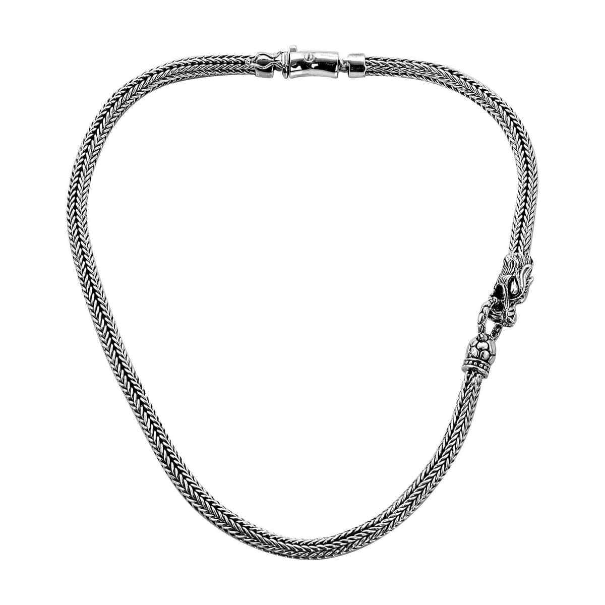 Buy Bali Legacy Sterling Silver Tulang Naga Necklace 18 Inches 90 Grams ...