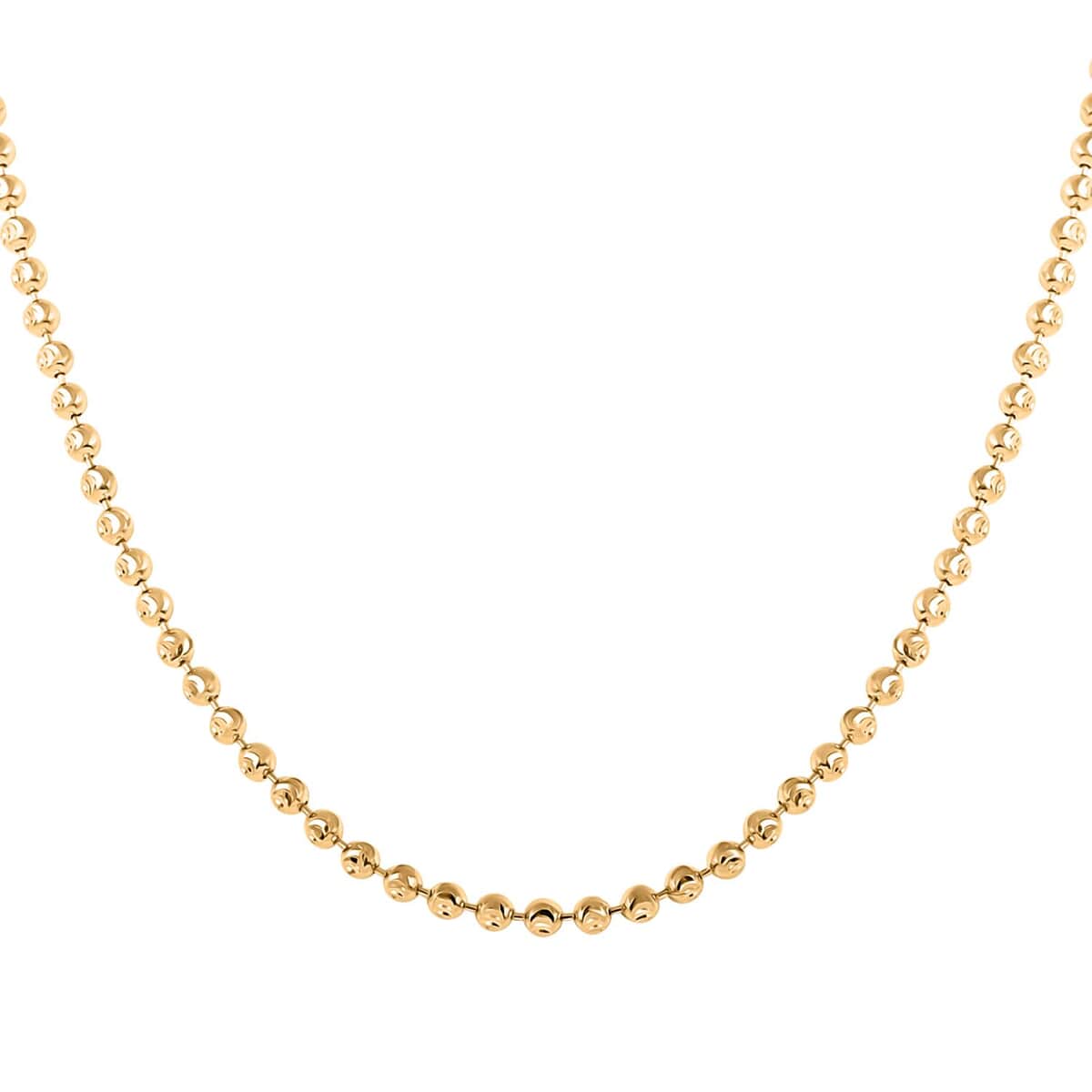 Buy 14k Yellow Gold 2mm Moon Chain Necklace 18 Inches 570 Grams At Shoplc 4622