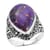 Bali Legacy Mojave Purple Turquoise Ring in Sterling Silver (Size 11.0) 15.10 ctw