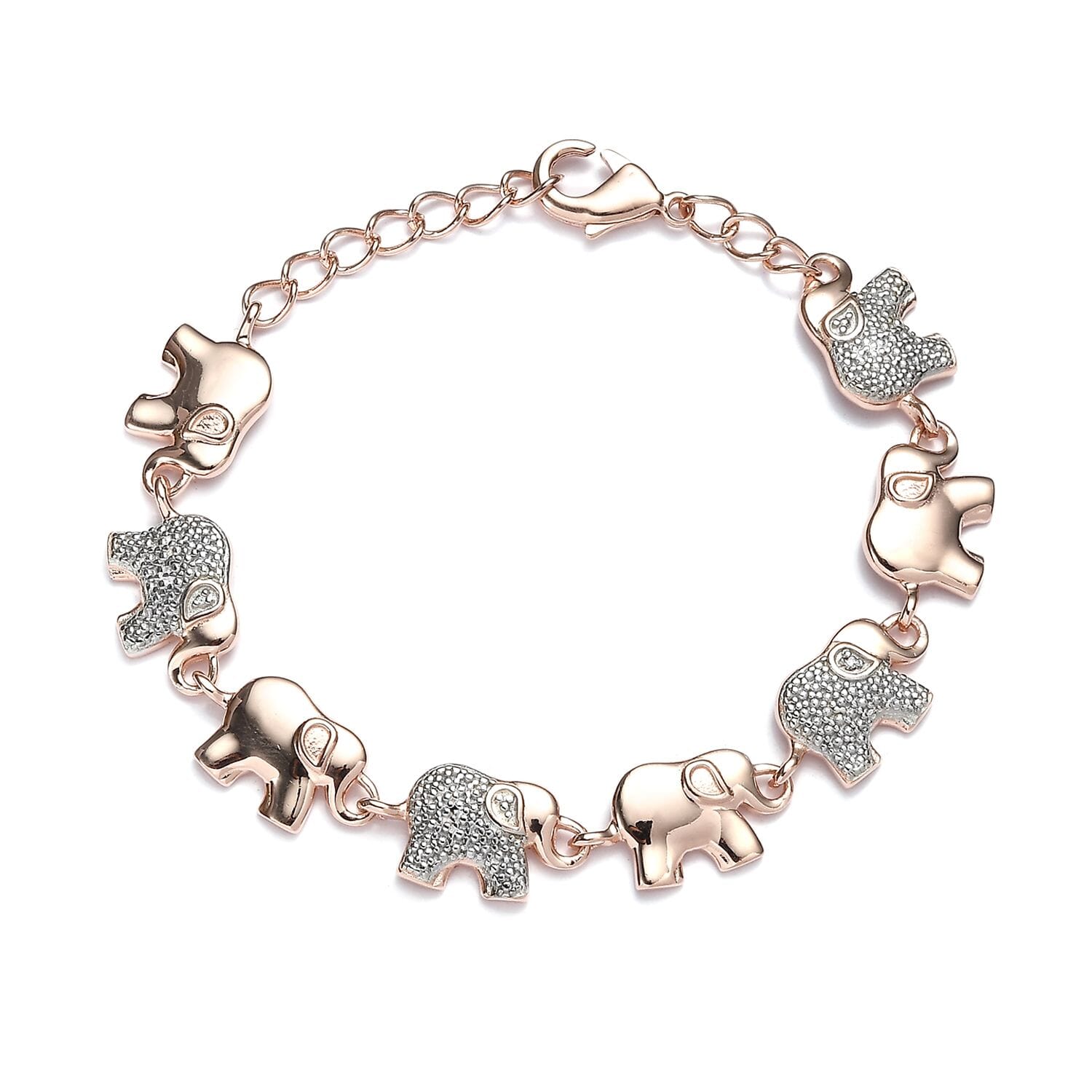 Lucky Diamond Double Elephant Bracelet – Emily & Ashley