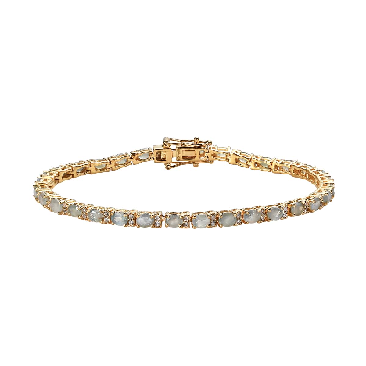 5.15 Carat Total Weight Diamond Line Bracelet in White, Yellow or Rose Gold