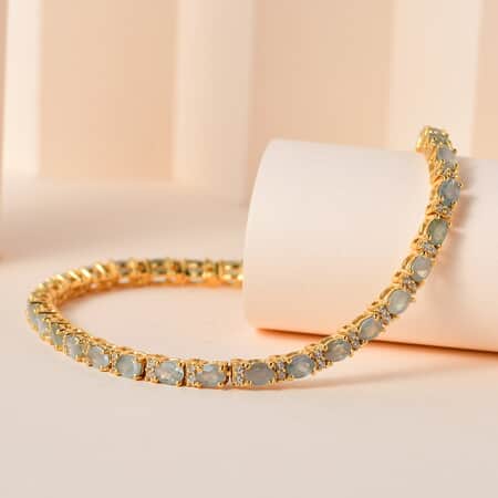 5.15 Carat Total Weight Diamond Line Bracelet in White, Yellow or Rose Gold