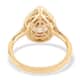Certified and Appraised ILIANA 18K Yellow Gold AAA Turkizite and G-H SI Diamond Halo Ring (Size 9.0) 4 Grams 3.00 ctw image number 4