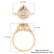 Certified and Appraised ILIANA 18K Yellow Gold AAA Turkizite and G-H SI Diamond Halo Ring (Size 9.0) 4 Grams 3.00 ctw image number 5