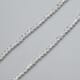 Simulated White Mystic Color Topaz Beaded Necklace 20-22 Inches in Silvertone image number 5