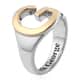 Personalized Initial G Ring in 18K YG Plated and Platinum Bond (Size 6.0) image number 3