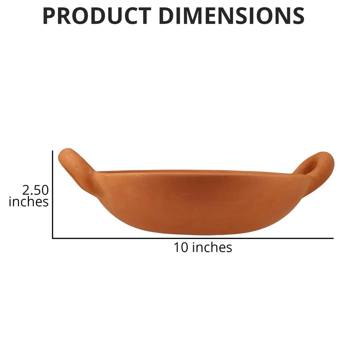 Handcrafted, Eco-friendly, Reusable, Made in India, Terracota Earthern Clay Shallow Pan For Cooking And Serving image number 3